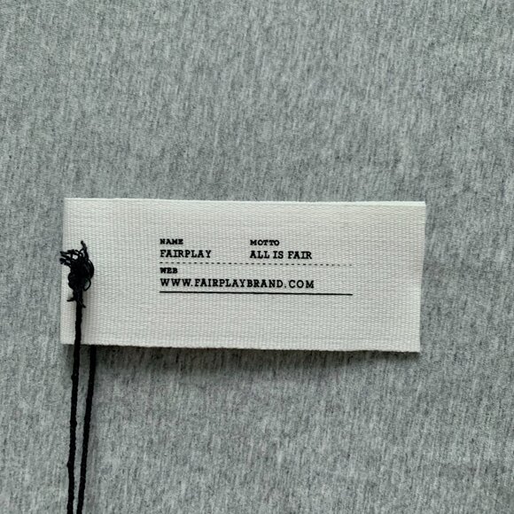 Fairplay Heather Grey Gray Raglan Venice Short Sleeve T Shirt Tee Athleisure - Picture 12 of 16